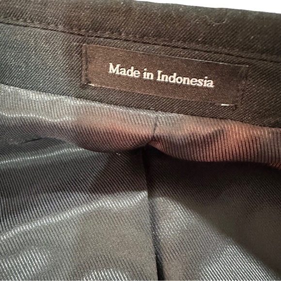 Pronto Uomo Platinum Charcoal Grey 2 Button 100% Wool Formal Suit Jacket Sz 48L - Picture 13 of 13